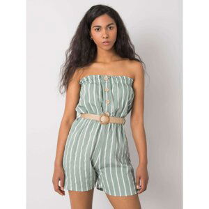 Green-and-white striped jumpsuit Soledad RUE PARIS