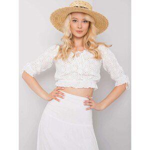 OH BELLA White openwork top