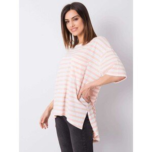 White and pink striped T-shirt Maxine RUE PARIS