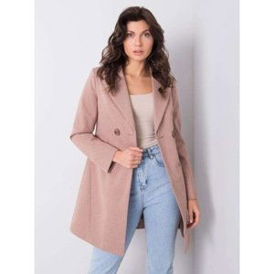 Women's pink checkered coat