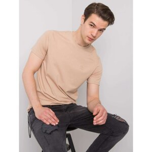 Men's T-shirt LIWALI smooth beige color