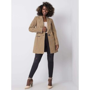 Women's brown and black coat