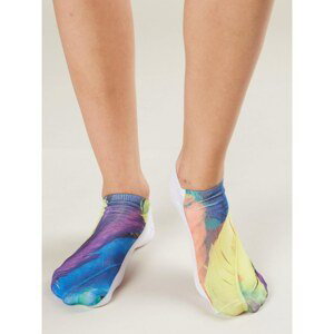 Short women's socks with a print