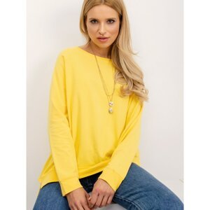 Yellow oversize sweatshirt