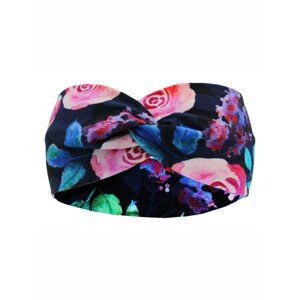 Dark blue headband for girls 6-9 years