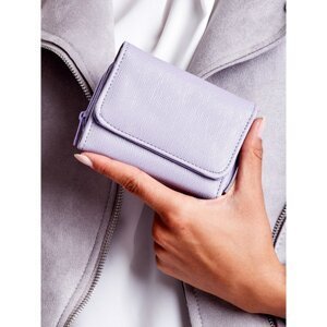 Light purple women's wallet made of eco-leather