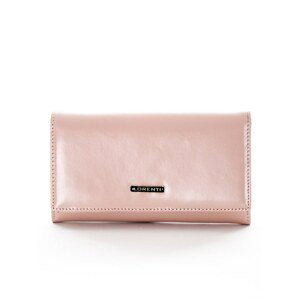 Women's pink leather wallet