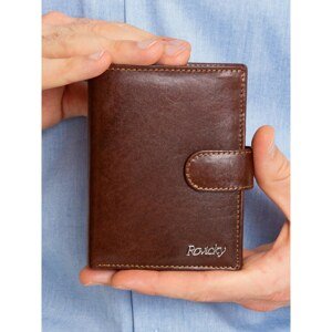 Men's brown leather wallet