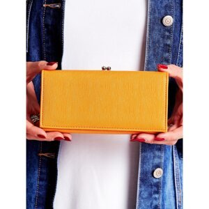 Women's honey wallet made of ecological leather