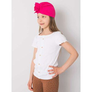 Fuchsia hat for a girl