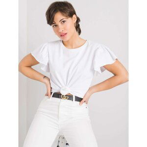 Women's white cotton t-shirt