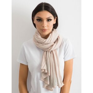 Shawl with a light beige application