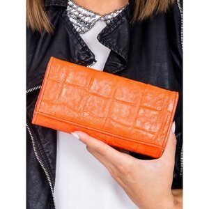 Women's wallet with red embossing