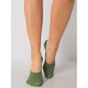 Women's ankle socks green color