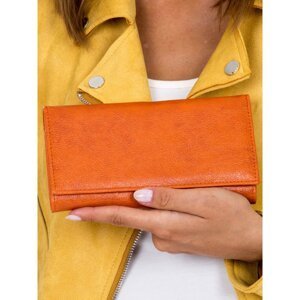Women's orange long wallet