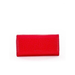 Red women's wallet made of ecological leather