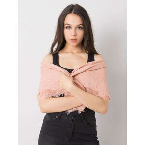 Powder pink monochrome women's scarf