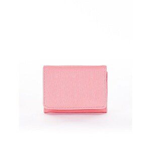 Women's pink wallet made of eco-leather