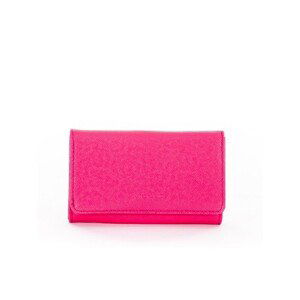 Dark pink women's wallet made of eco-leather