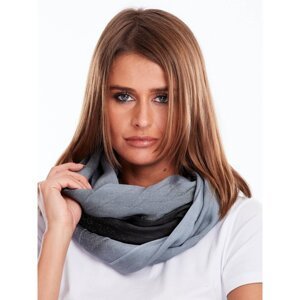 Black shaded shawl with shiny thread