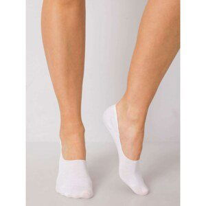 White cotton ankle socks