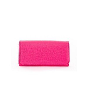 Dark pink women's wallet made of ecological leather