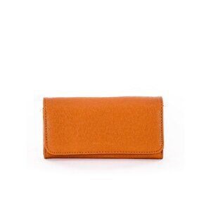 Light brown women's wallet made of ecological leather
