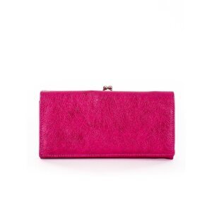 Pink wallet with a hook clasp