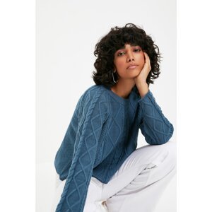 Blue Women's Sweater Trendyol - Women