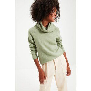 Trendyol Mint Turtleneck Knitwear Sweater