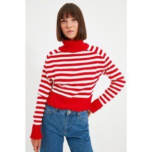 Trendyol Red Turtleneck Knitwear Sweater
