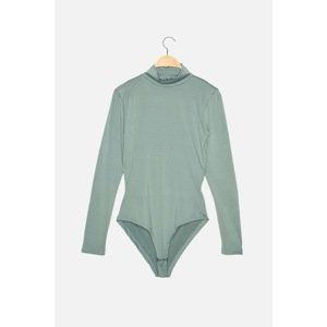 Trendyol Mint High Neck Knitted Body