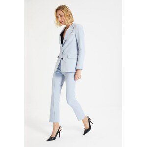 Trendyol Light Blue Straight Trousers