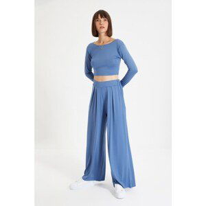 Trendyol Indigo 2-Piece Knitted Bottom-Top Set