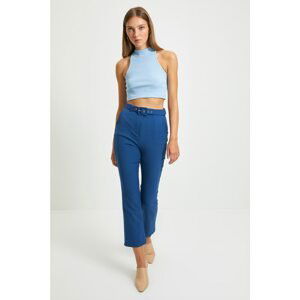 Trendyol Indigo Belted Trousers