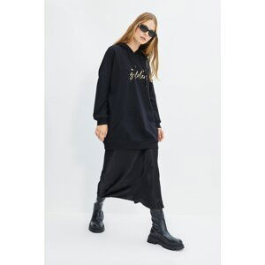 Trendyol Black Knitted Sweatshirt