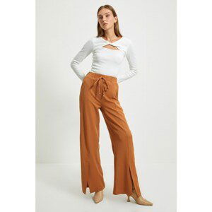 Trendyol Camel Tie Trousers