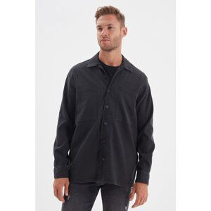 Trendyol Shirt - Black - Regular fit