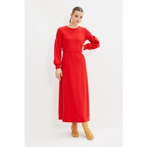 Trendyol Red Knitted Dress
