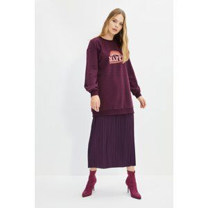 Trendyol Purple Knitted Sweatshirt