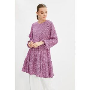 Trendyol Purple Crew Neck Tunic