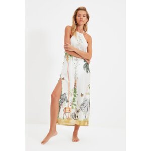 Trendyol Tropical Patterned Beach Dress