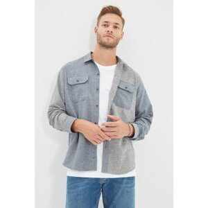 Trendyol Shirt - Gray - Regular fit