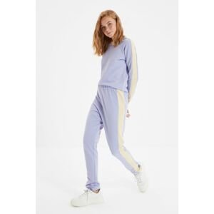 Trendyol Lilac Straight Fit Knitted Sweatpants