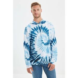 Trendyol Blue Men's Oversize Fit Sweatshirt