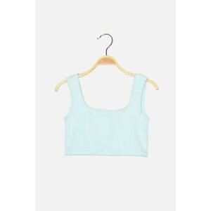 Trendyol Mint Seamless Rib Sports Bra