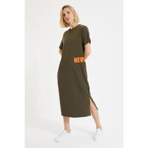 Trendyol Khaki Knitted Dress