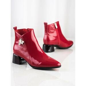 ARTIKER ELEGANT LEATHER BOOTIES WITH DECORATION
