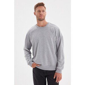 Trendyol Gray Men's Oversize Fit Sweatshirt