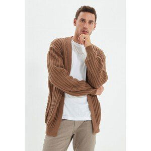 Trendyol Mink Men's Regular Fit Cardigan